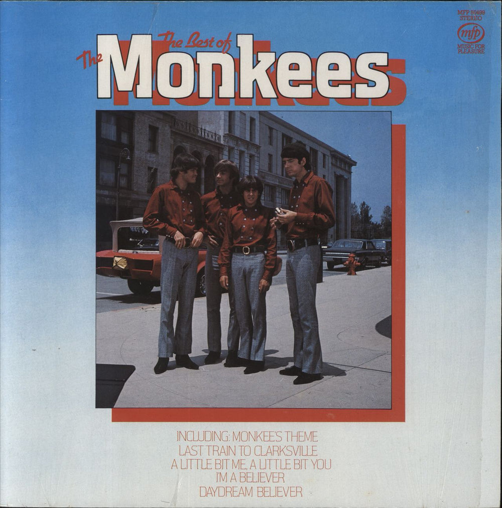 The Monkees The Best Of The Monkees - Open Shrink UK vinyl LP album (LP record) MFP50499