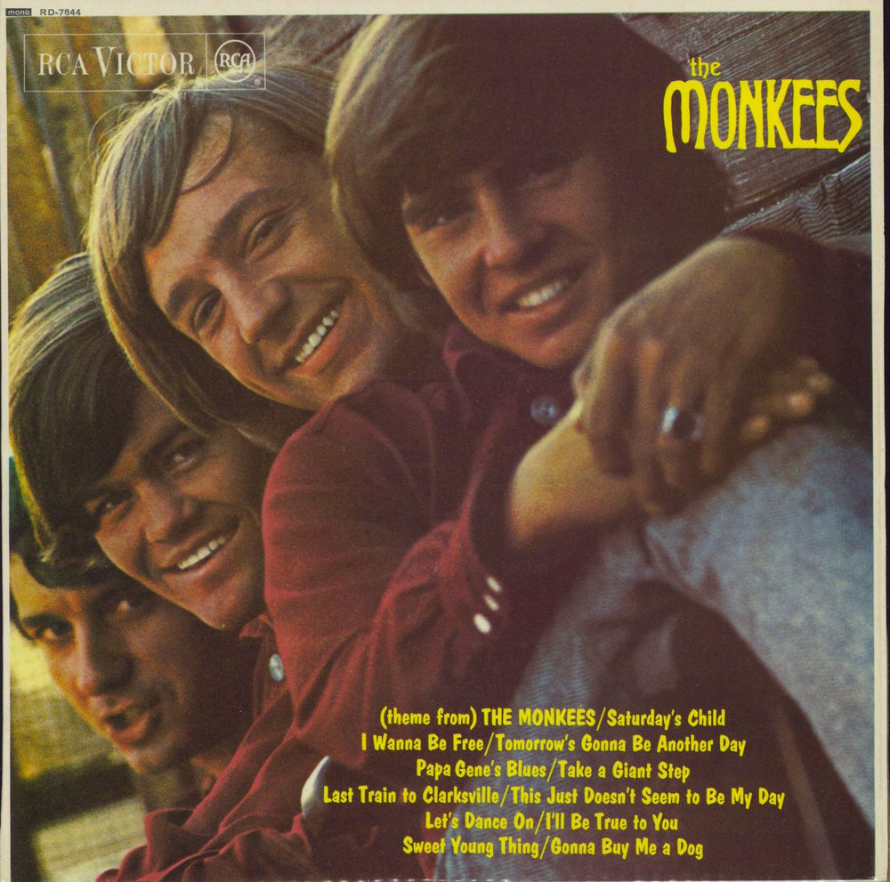 The Monkees The Monkees - 1st UK vinyl LP album (LP record) RD-7844