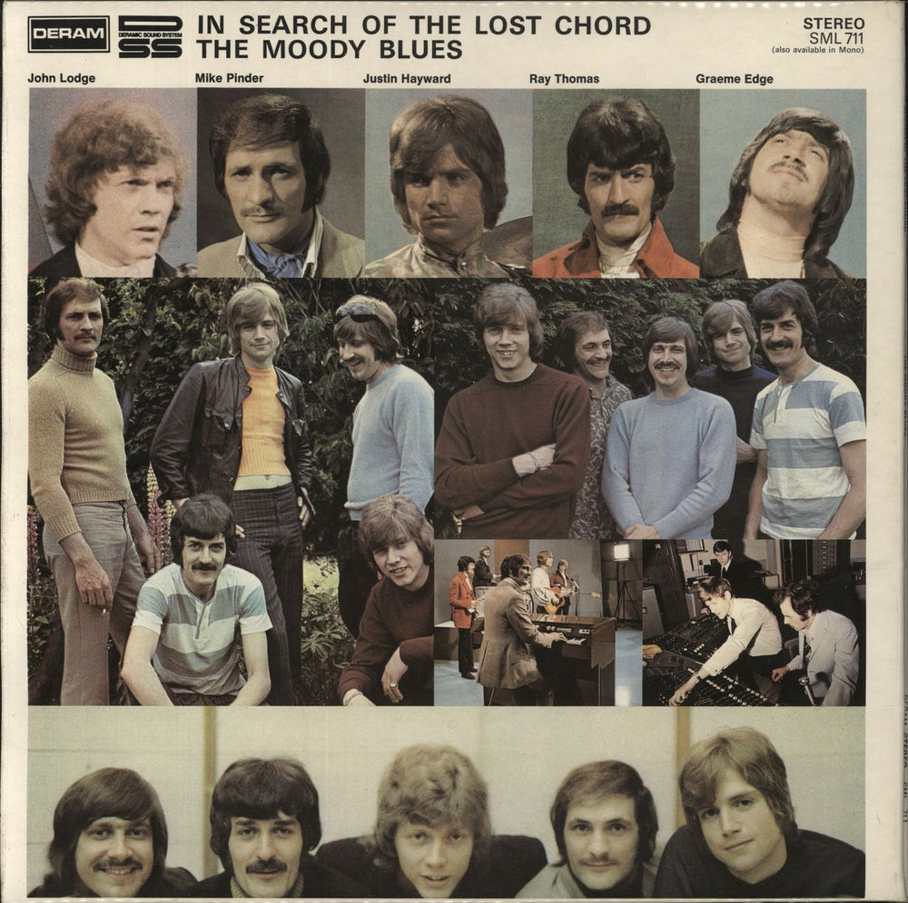 The Moody Blues In Search Of The Lost Chord - 3rd UK vinyl LP album (LP record)