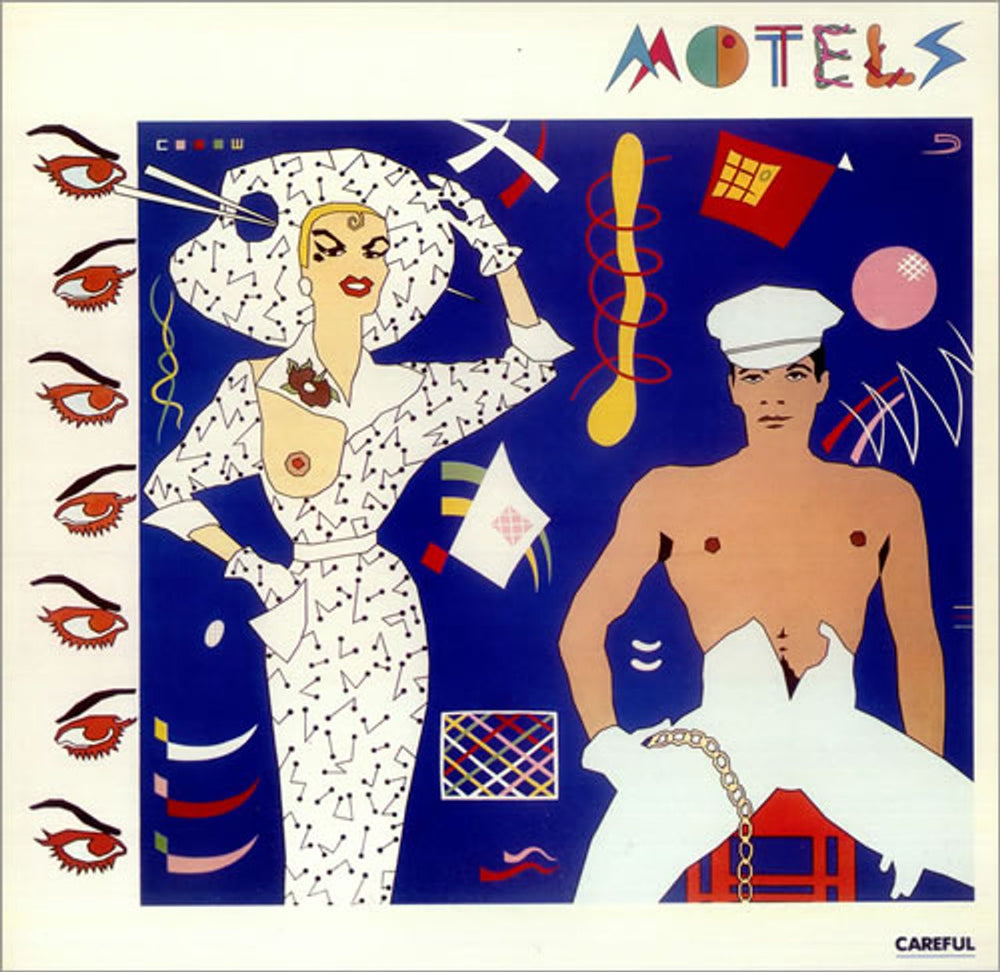 The Motels Careful UK vinyl LP album (LP record) E-ST12070