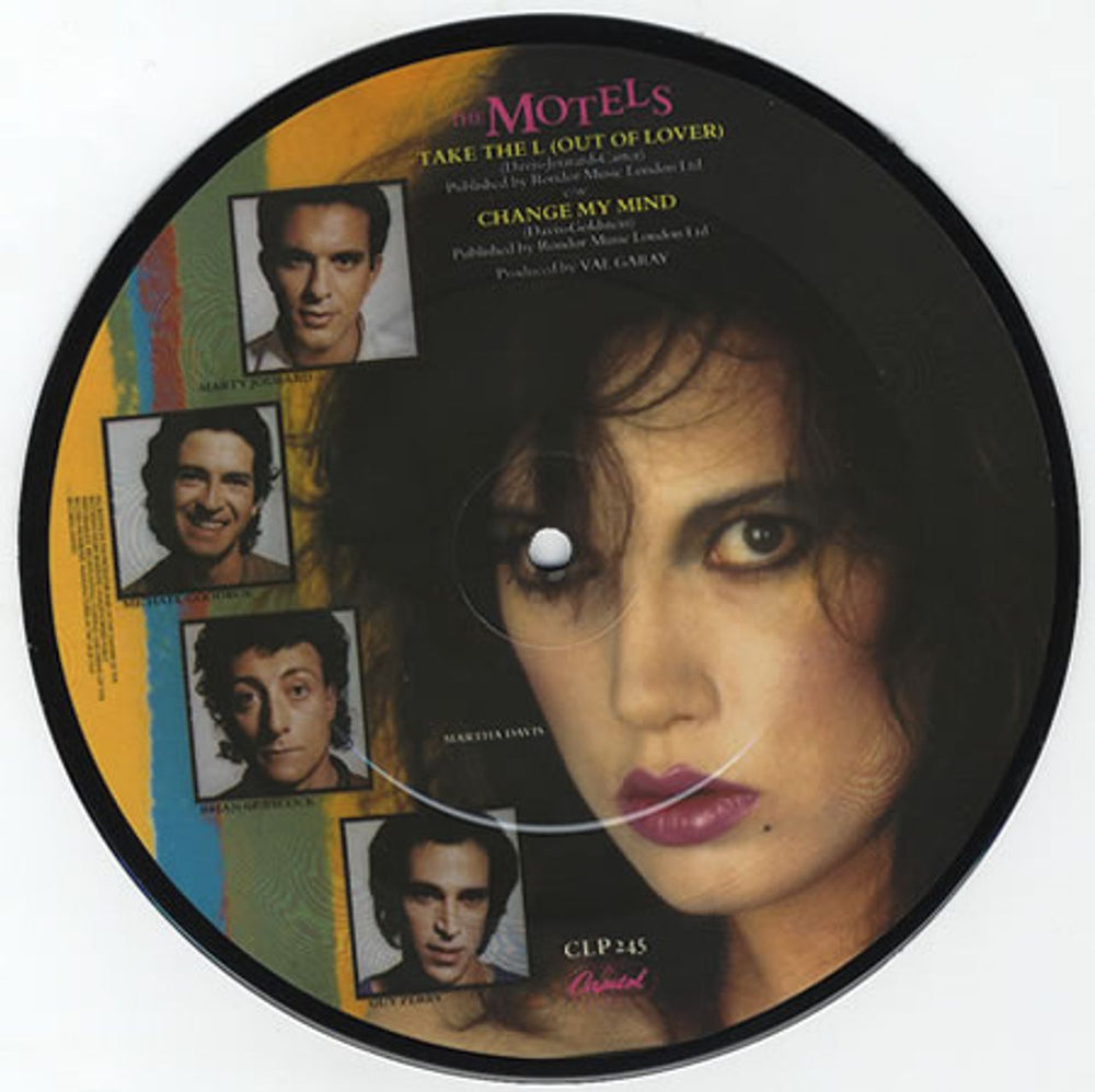 The Motels Take The L (Out Of Lover) UK 7" vinyl picture disc (7 inch picture disc single) OTE7PTA358739