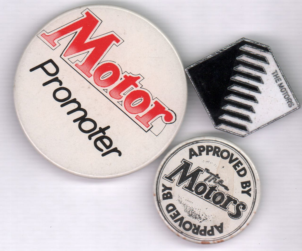 The Motors Quantity of Three Badges UK badge THREE BADGES