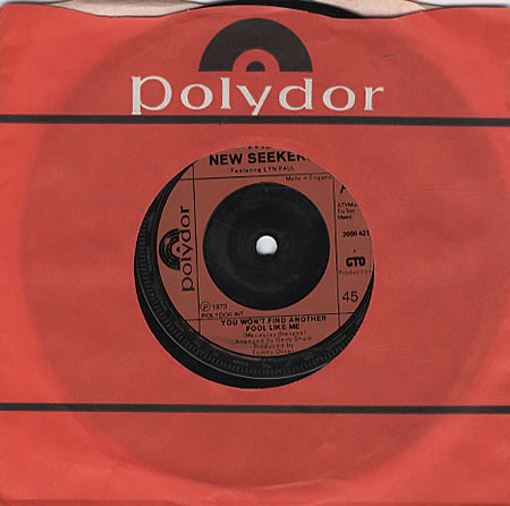 The New Seekers You Won't Find Another Fool Like Me UK 7" vinyl single (7 inch record / 45) 2058421