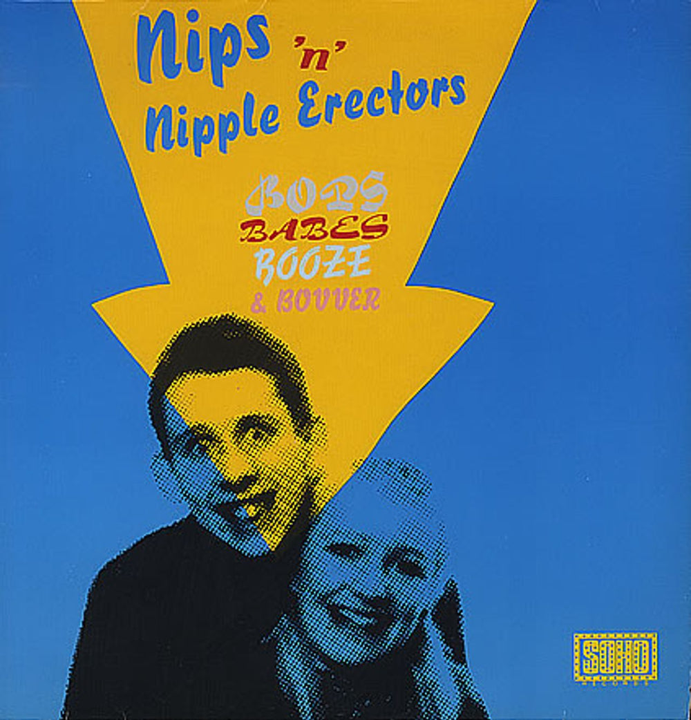 The Nips Bops, Babes, Booze & Bovver UK vinyl LP album (LP record) WIKM66