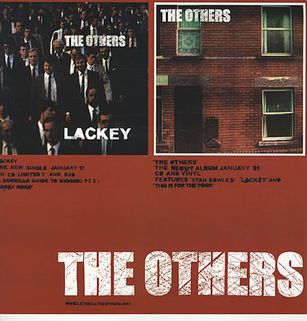 The Others Lackey UK Promo display PROMO DISPLAY FLAT