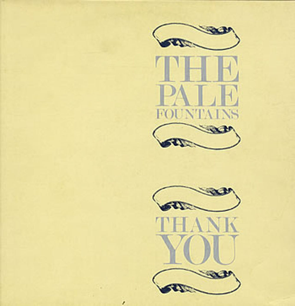 The Pale Fountains Thank You UK 12" vinyl single (12 inch record / Maxi-single) VS557-12