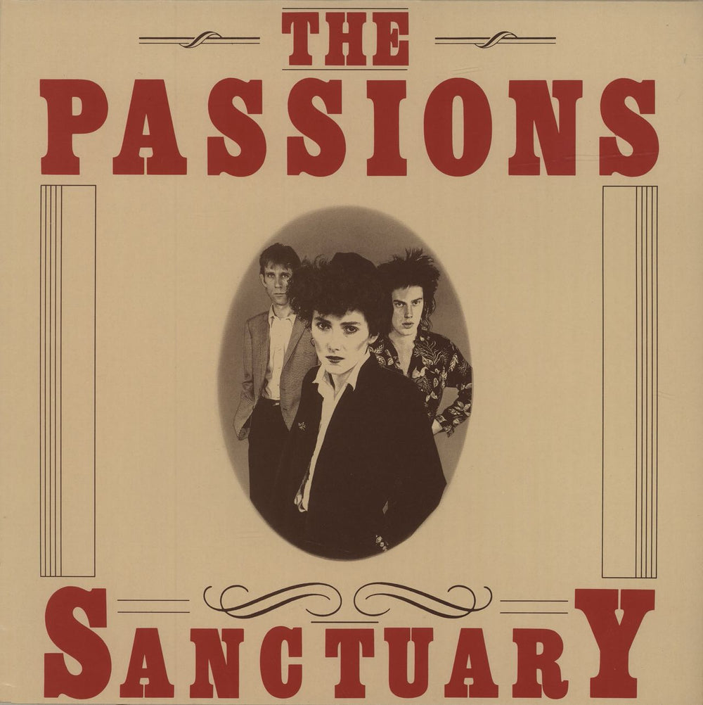 The Passions Sanctuary UK vinyl LP album (LP record) POLS1066