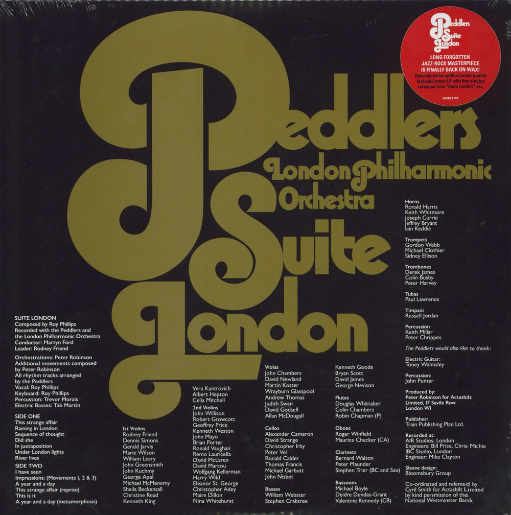The Peddlers Suite London - Sealed Portugese 2-LP vinyl record set (Double LP Album) GOR32102