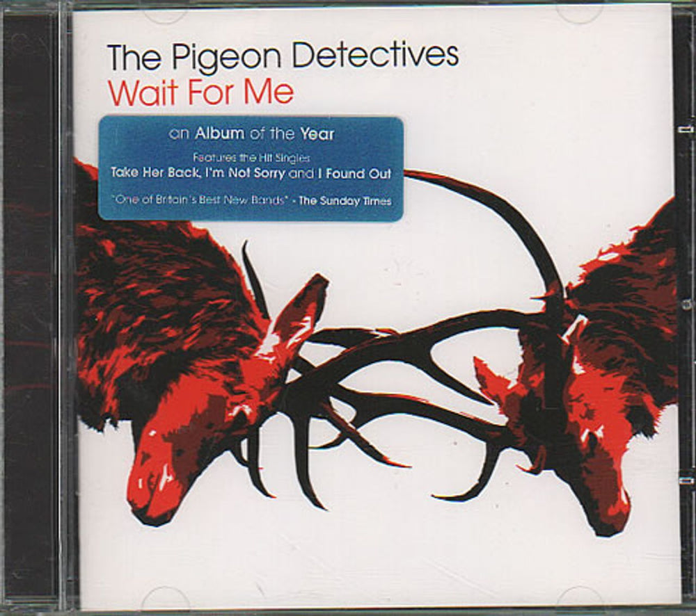 The Pigeon Detectives Wait For Me UK CD album (CDLP) DTTR030CD