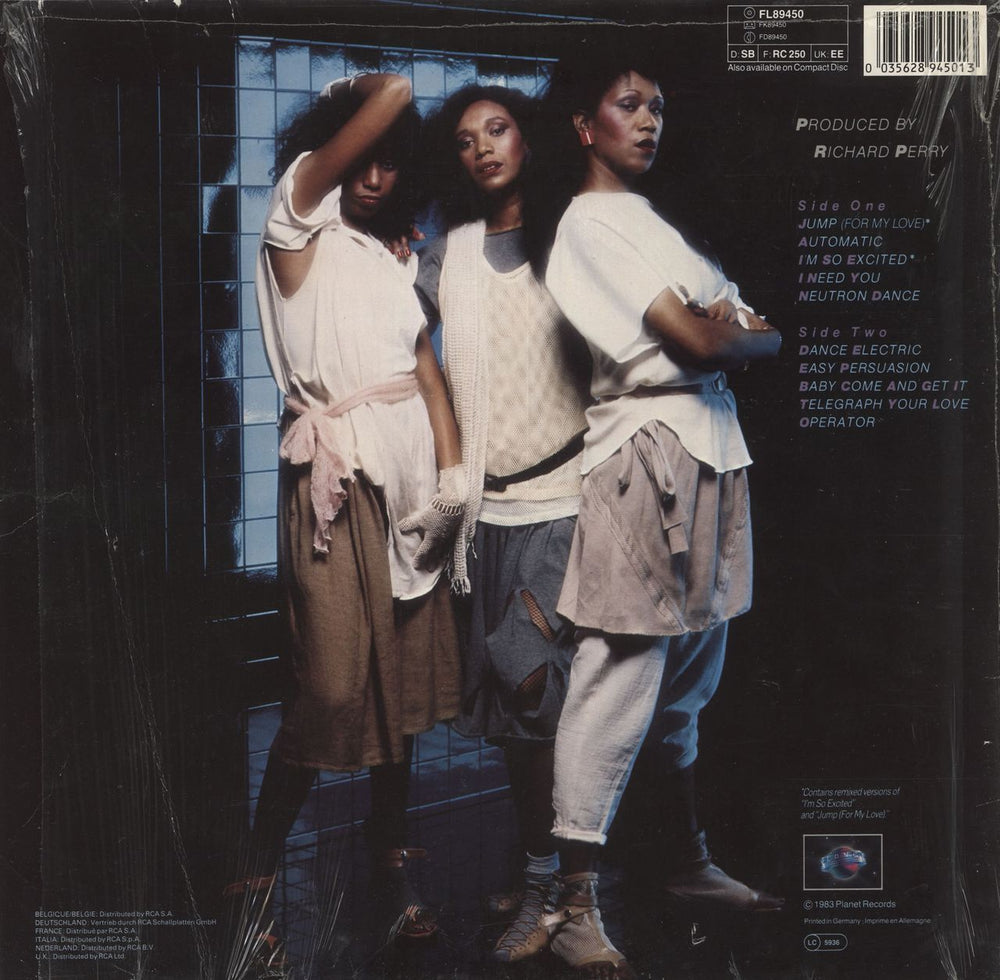 The Pointer Sisters Break Out - 2nd + Shrink German vinyl LP album (LP record) 035628945013