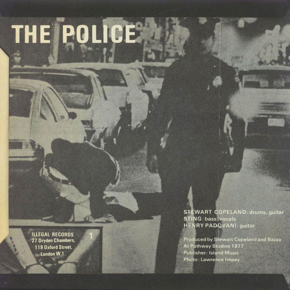 The Police Fall Out - 3rd UK 7" vinyl single (7 inch record / 45)