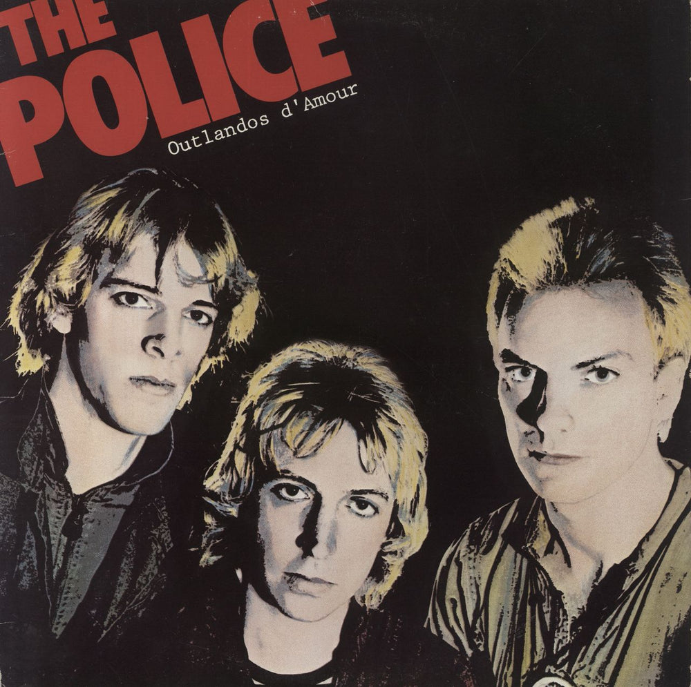 The Police Outlandos d'Amour - VG Canadian vinyl LP album (LP record) SP-4753