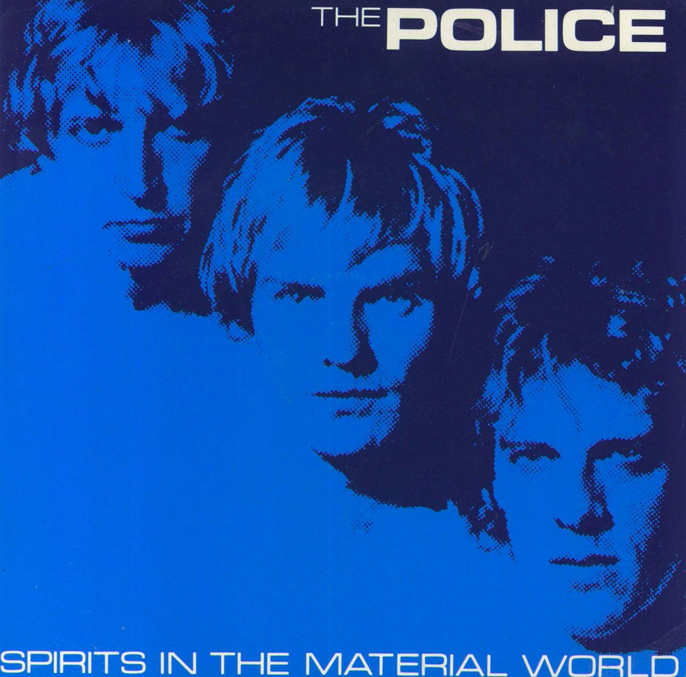 The Police Spirits In The Material World Italian 7" vinyl single (7 inch record / 45) AMS9186