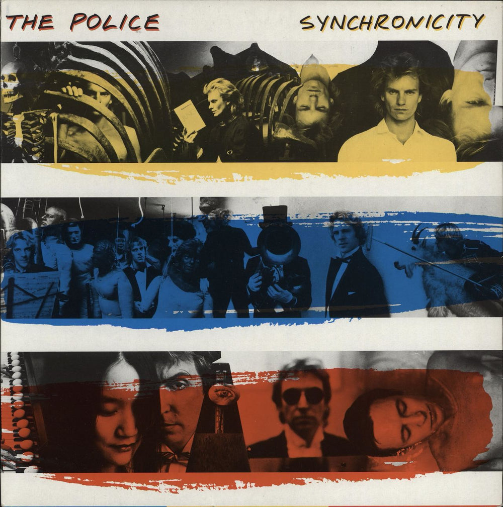 The Police Synchronicity - 2nd UK vinyl LP album (LP record) AMLX63735