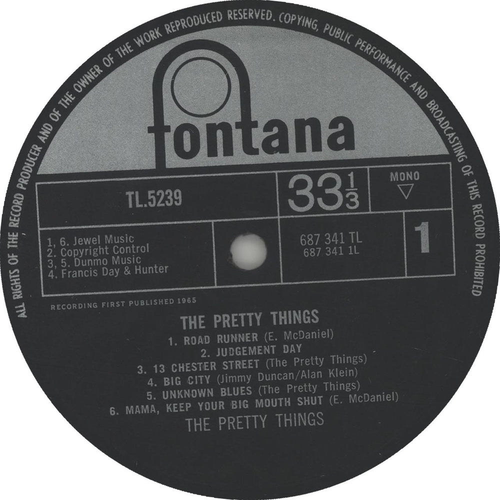 The Pretty Things The Pretty Things - 1st UK vinyl LP album (LP record) PTHLPTH210358