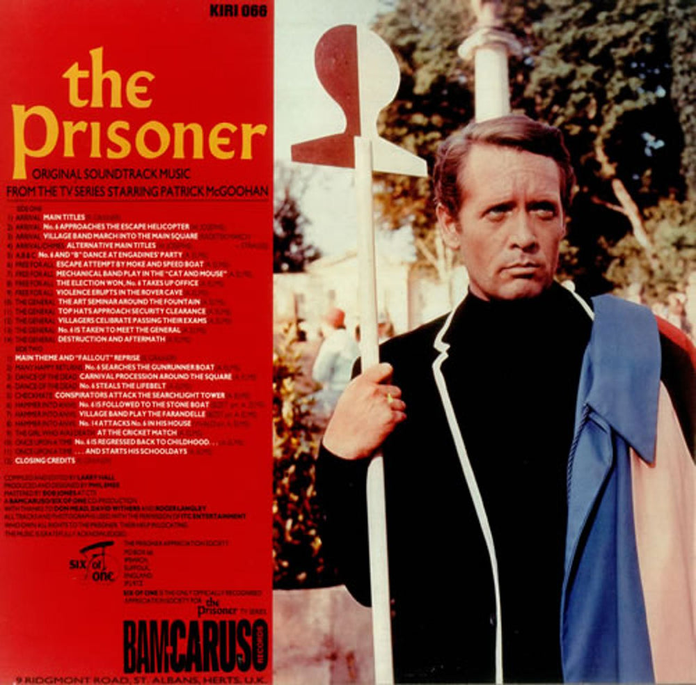 The Prisoner (TV series) Music From The Prisoner - EX UK vinyl LP album (LP record) TPRLPMU441373