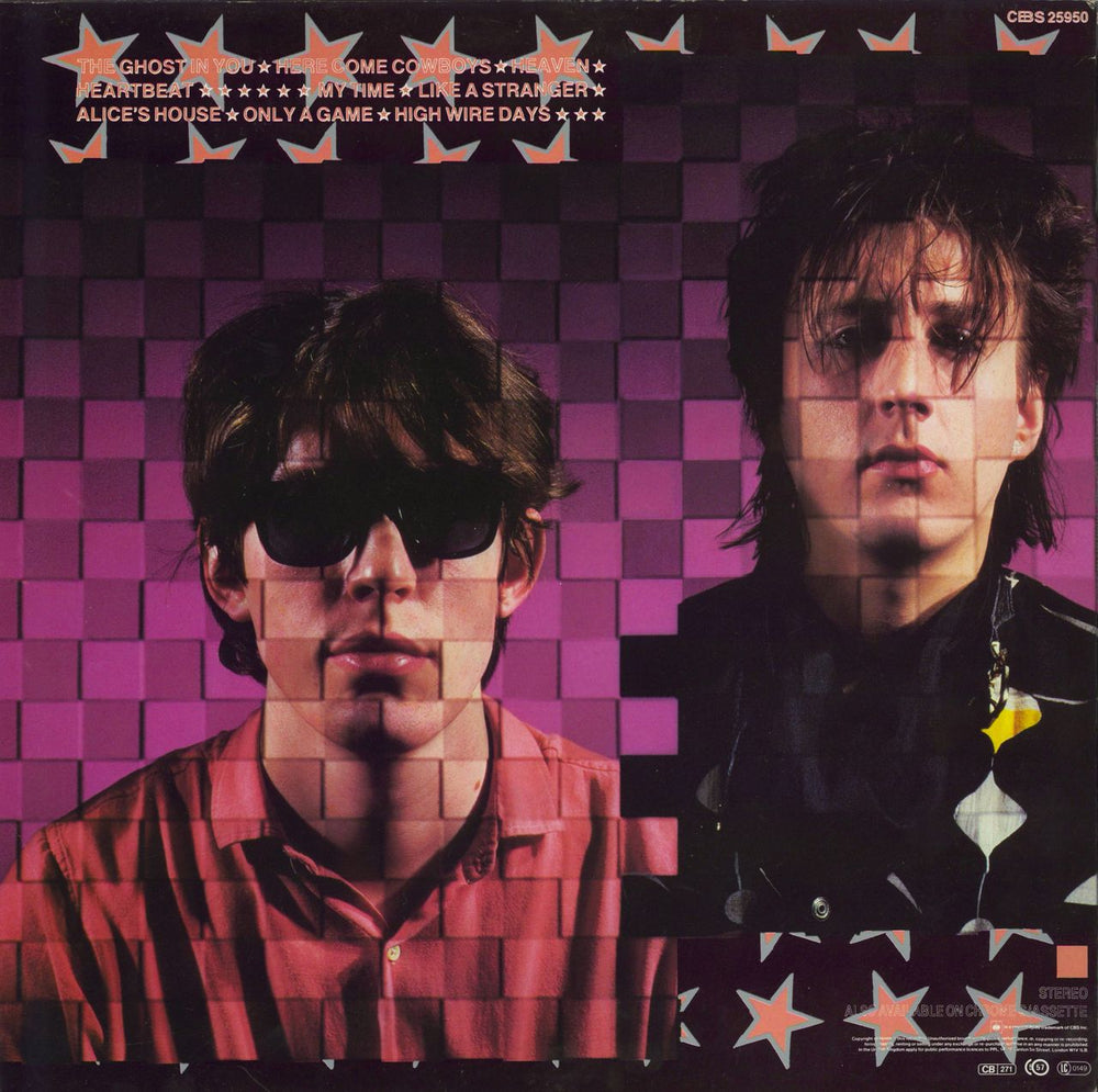 The Psychedelic Furs Mirror Moves - 1st + Poster UK vinyl LP album (LP record)
