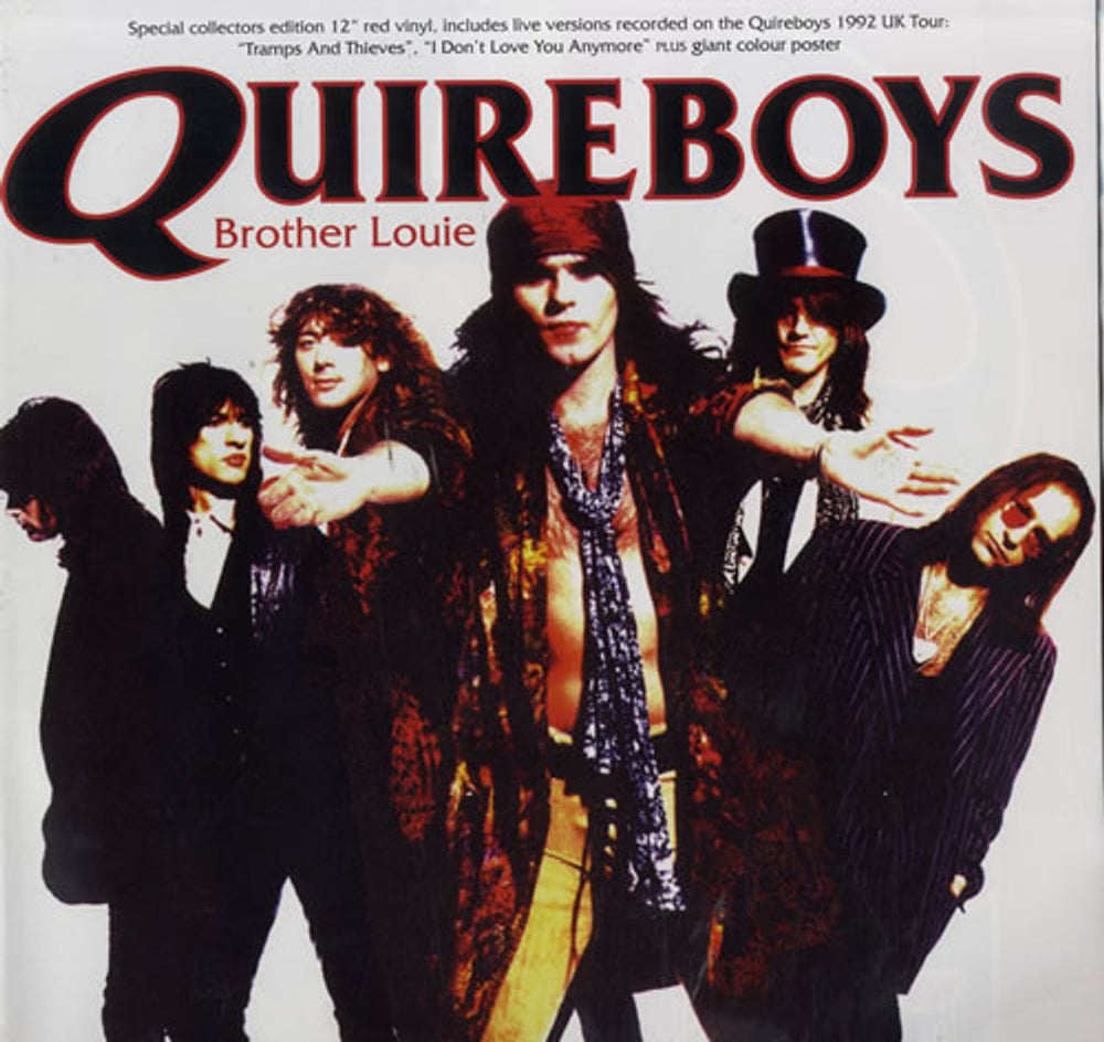 The Quireboys Brother Louie UK 12" vinyl single (12 inch record / Maxi-single) 12RP6335