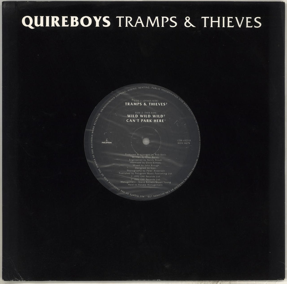 The Quireboys Tramps & Thieves UK 12" vinyl single (12 inch record / Maxi-single) 12RS6323