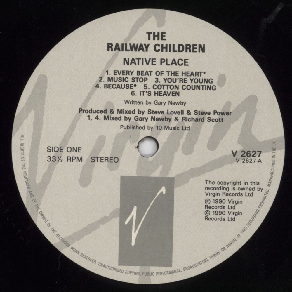 The Railway Children Native Place - EX UK vinyl LP album (LP record) TRCLPNA817668