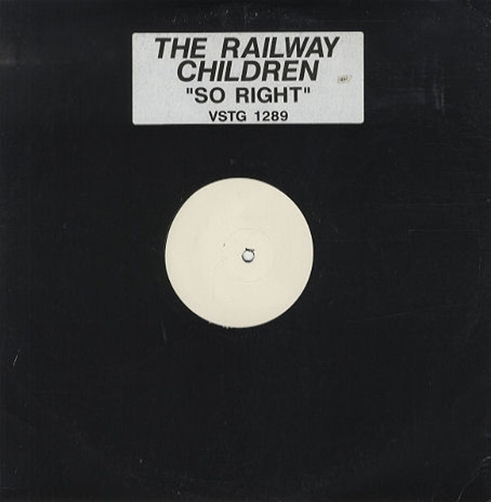 The Railway Children So Right UK Promo 12" vinyl single (12 inch record / Maxi-single) VSTG1289