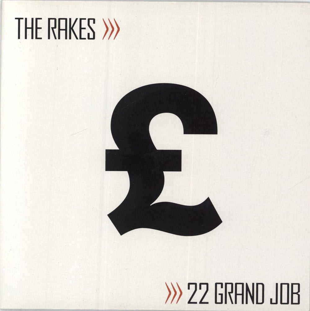 The Rakes (Indie) 22 Grand Job UK 7" vinyl single (7 inch record / 45) VVR5034617