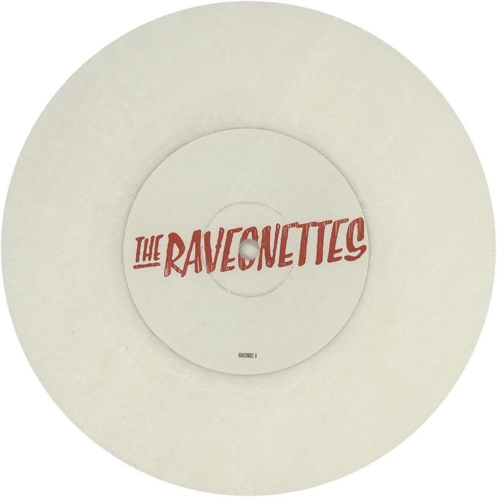 The Raveonettes Beat City - White Vinyl UK 7" vinyl single (7 inch record / 45) VEO07BE246953