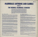 The Redhill Madrigal Singers Madrigals Anthems And Carols UK vinyl LP album (LP record)