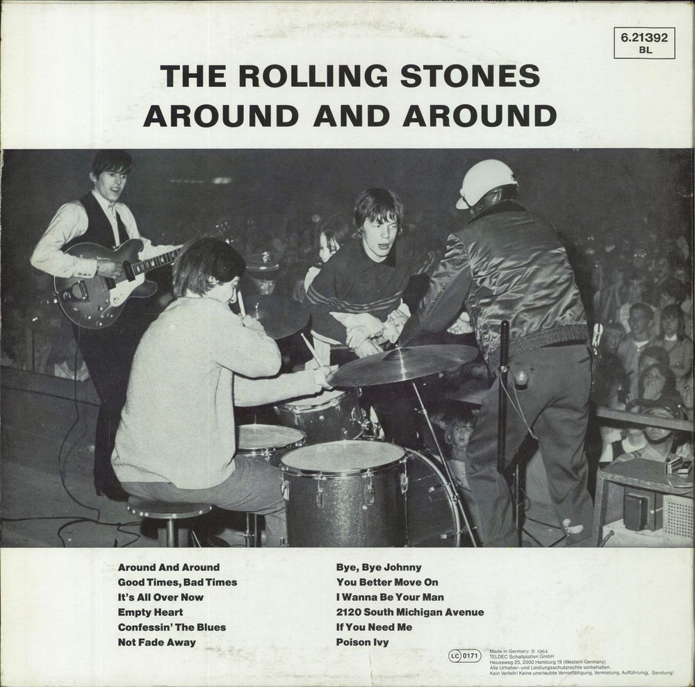 The Rolling Stones Around And Around - Decca German vinyl LP album (LP record)