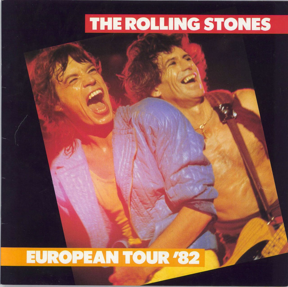 The Rolling Stones European Tour 1982 + Ticket Stub, Cuttings & Badge UK tour programme PROGRAMME/TICKET/BADGE'ETC