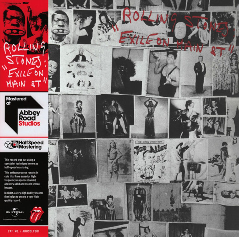 The Rolling Stones Exile On Main St: Abbey Road Half Speed Mastered - Sealed UK 2-LP vinyl record set (Double LP Album) ARHSDLP001