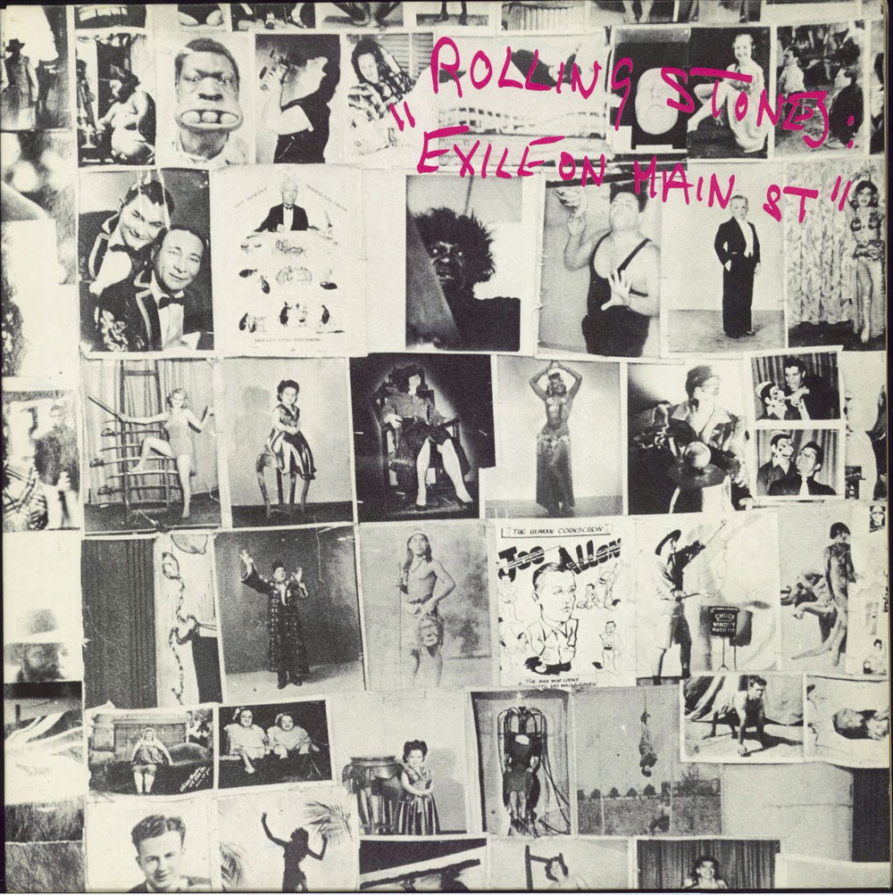 The Rolling Stones Exile On Main St Dutch 2-LP vinyl record set (Double LP Album) CBS4501961