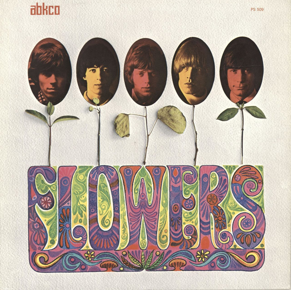 The Rolling Stones Flowers - Barcoded US vinyl LP album (LP record) PS509