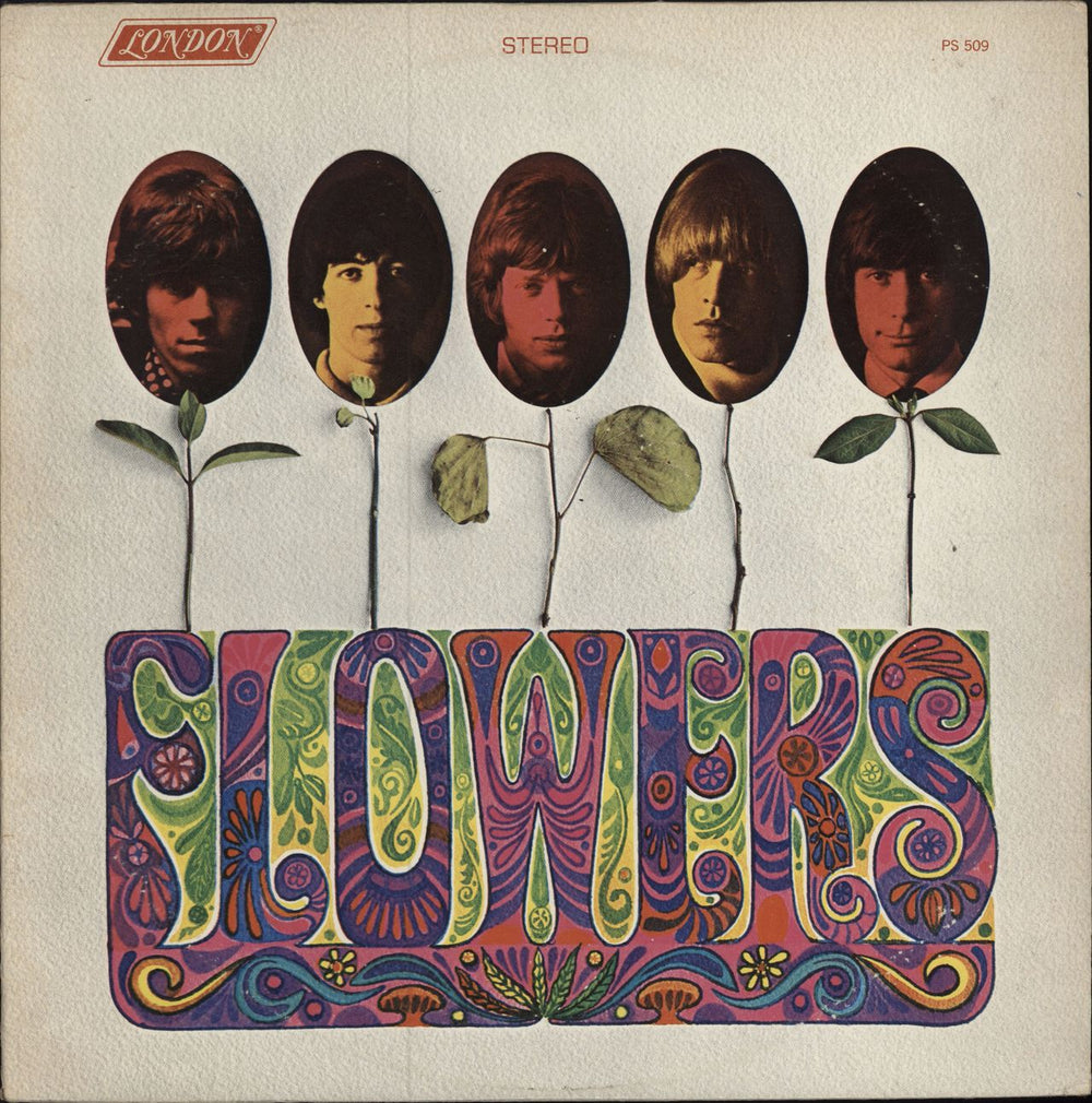 The Rolling Stones Flowers US vinyl LP album (LP record) PS509