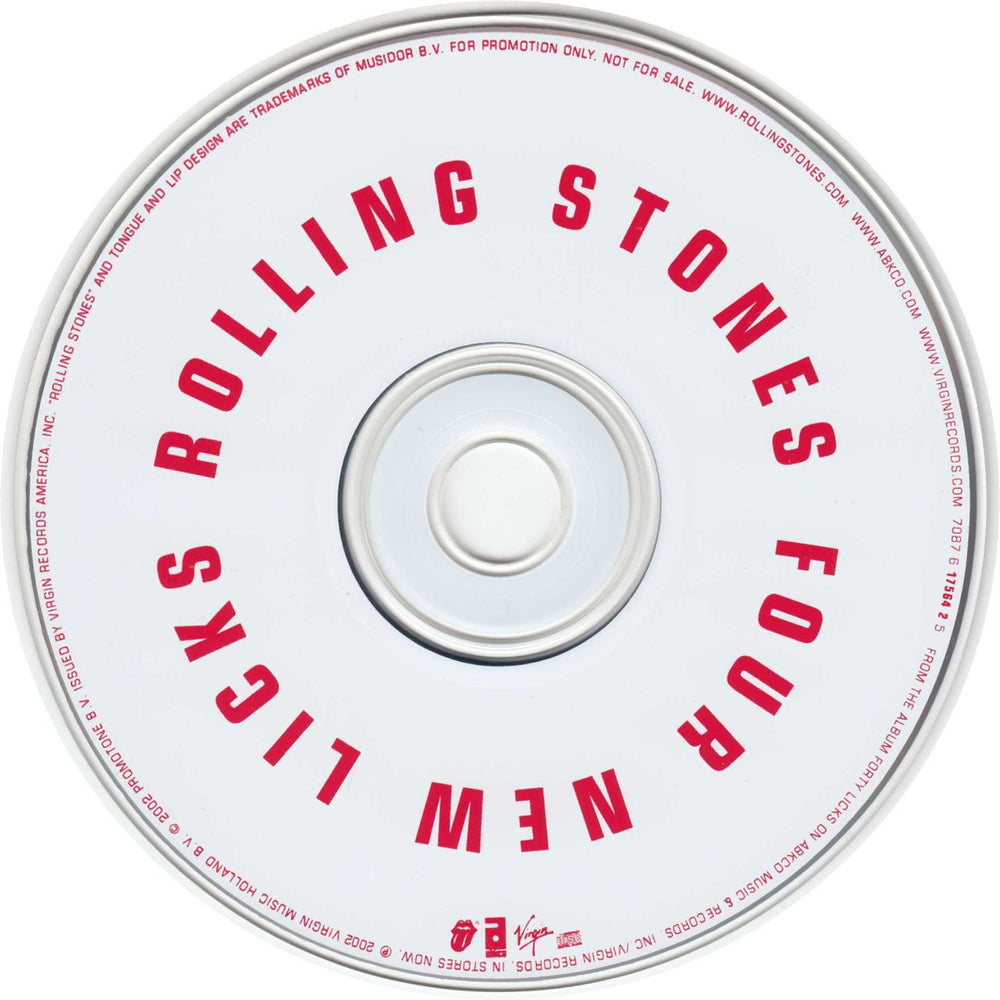 The Rolling Stones Four New Licks US Promo CD single (CD5 / 5") ROLC5FO225853