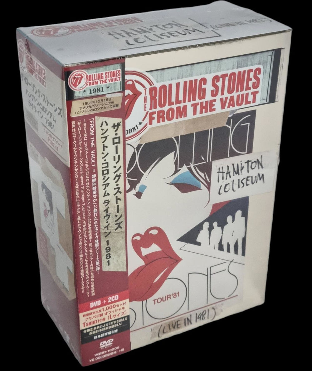 The Rolling Stones From The Vault - Hampton Coliseum - Live In 1981 Japanese CD Album Box Set VQBD-10205