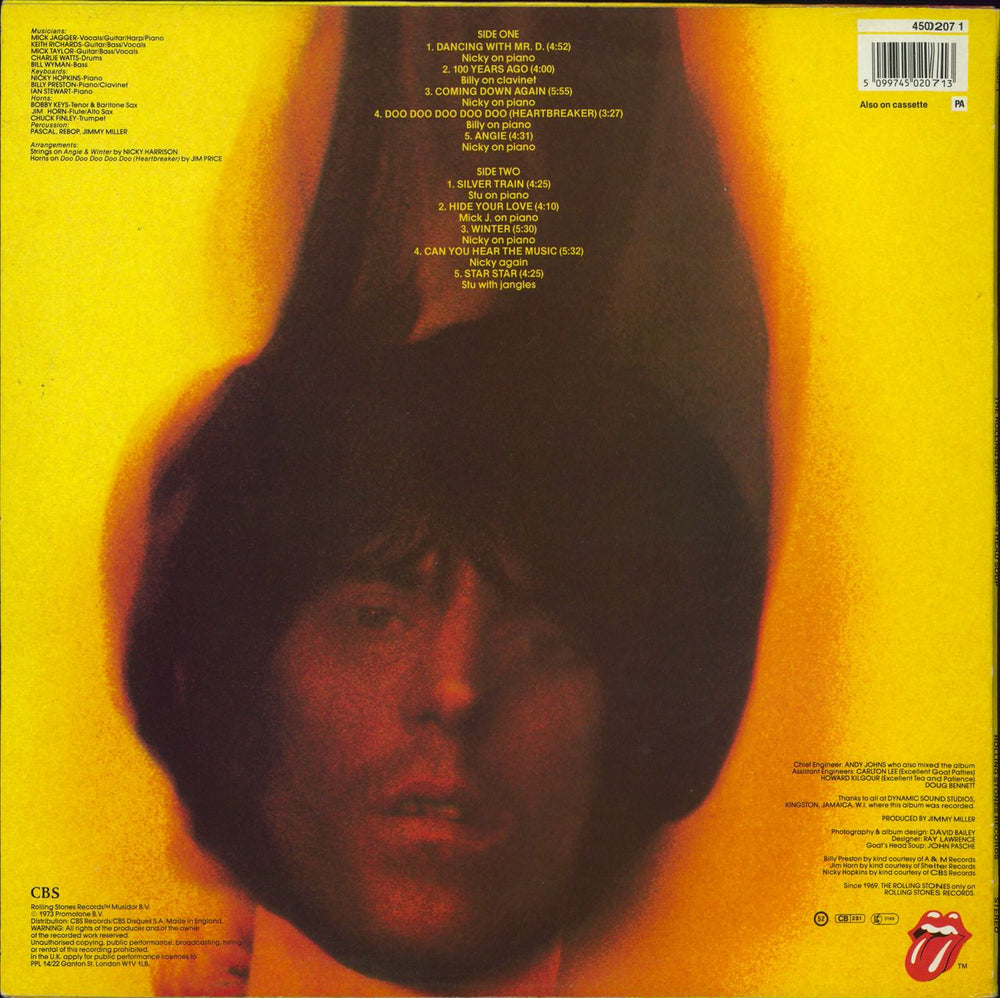 The Rolling Stones Goats Head Soup ex UK vinyl LP album (LP record) 5099745020713