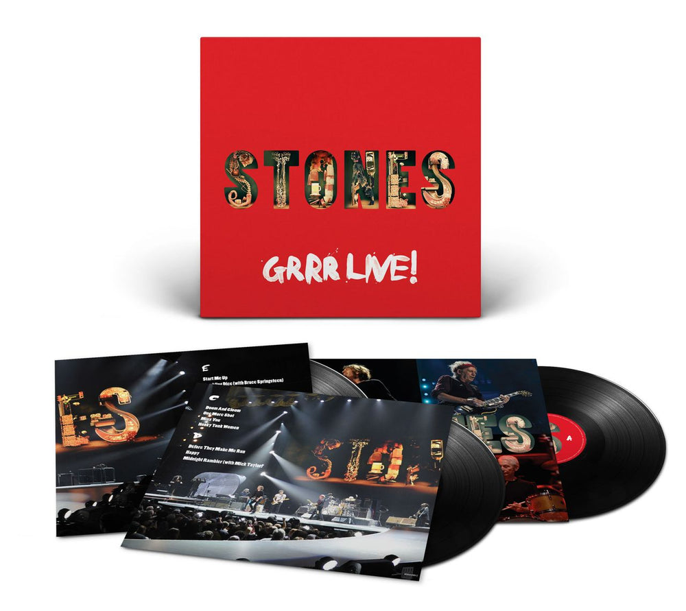 The Rolling Stones GRRR Live! - 180 Gram - Sealed UK 3-LP vinyl record set (Triple LP Album) 4811568