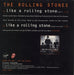 The Rolling Stones Like A Rolling Stone - Japanese promo stickered UK Promo CD single (CD5 / 5")