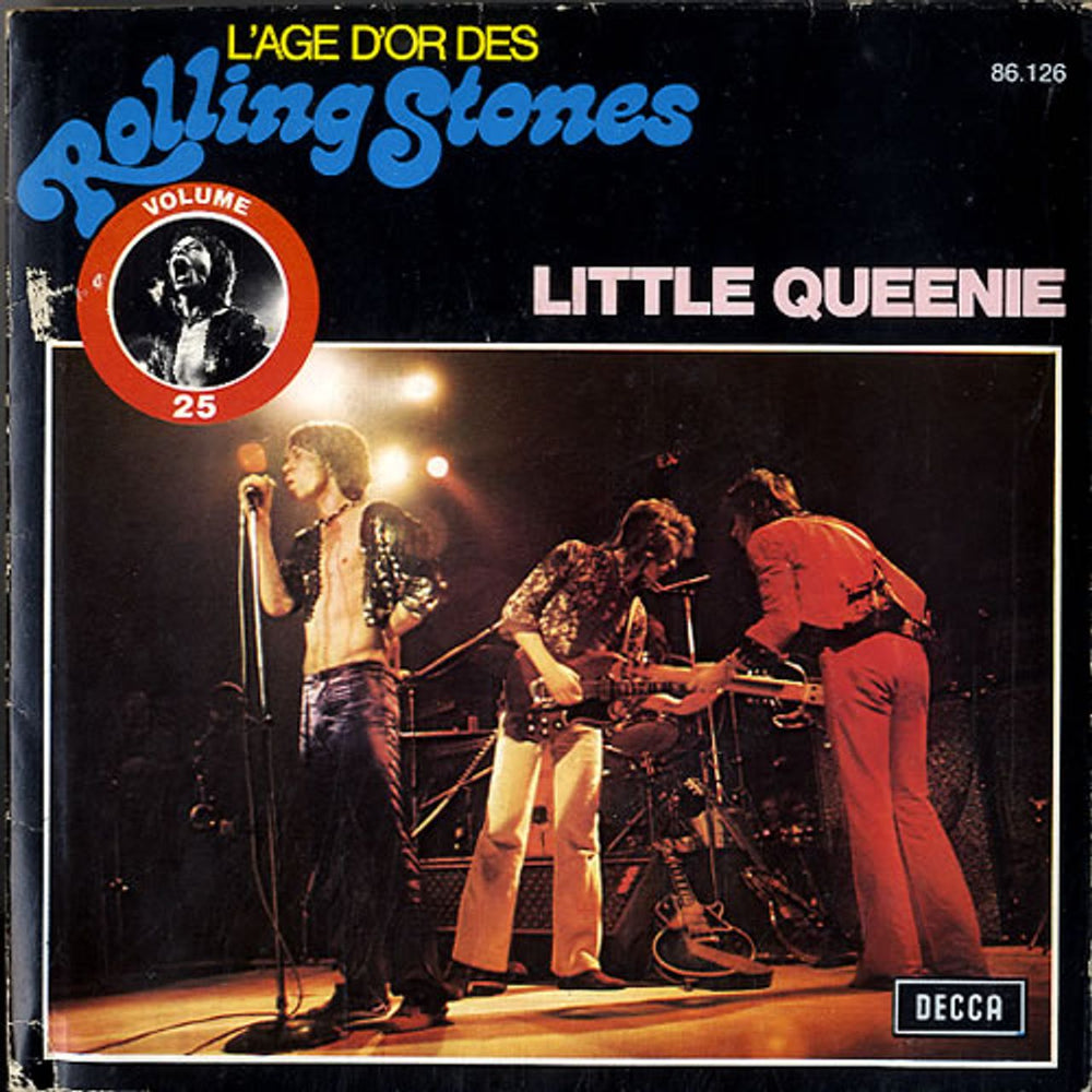 The Rolling Stones Little Queenie French 7" vinyl single (7 inch record / 45) 86.126