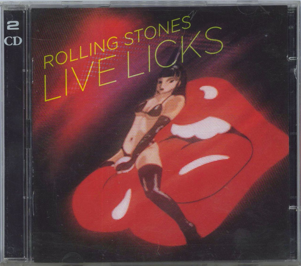 The Rolling Stones Live Licks [Censored] UK 2 CD album set (Double CD) CDVD3000