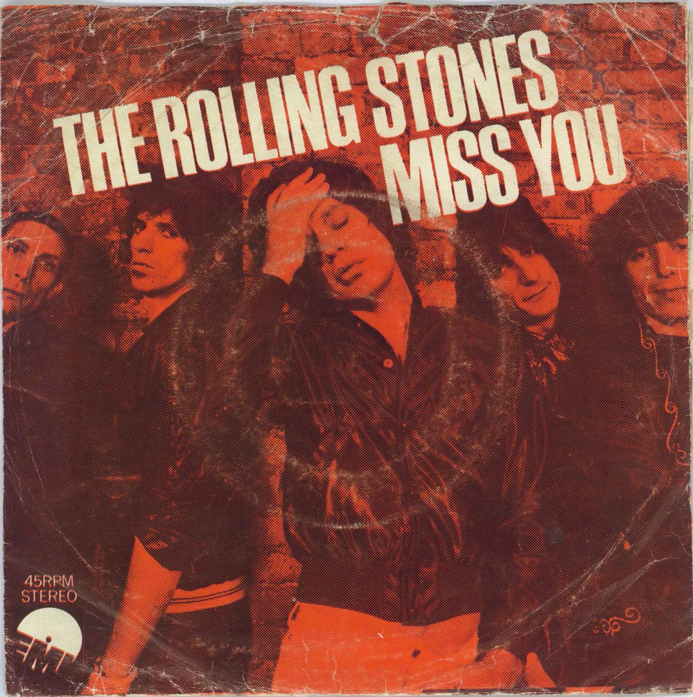 The Rolling Stones Miss You Turkish 7" vinyl single (7 inch record / 45)