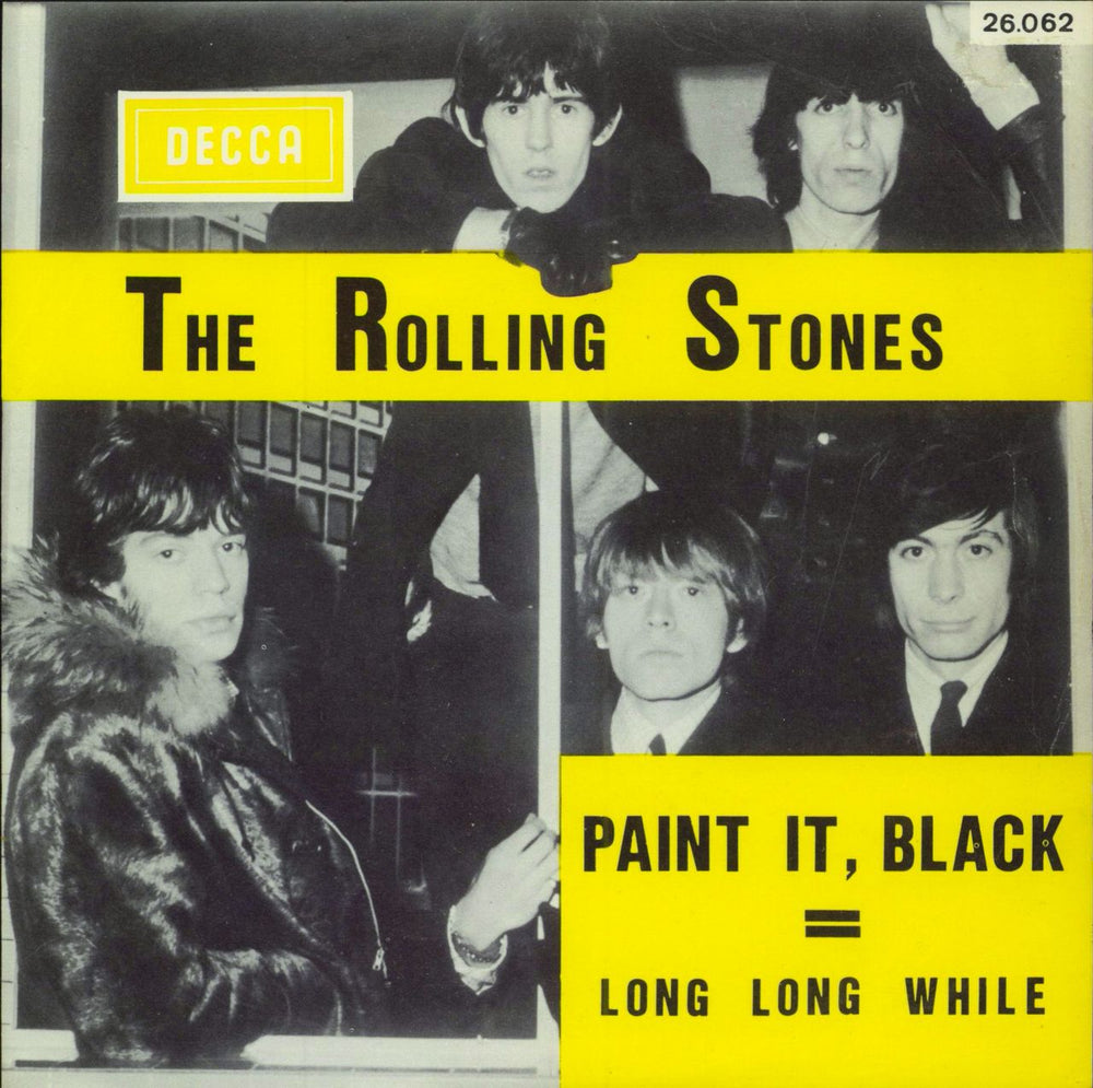 The Rolling Stones Paint It Black Belgian 7" vinyl single (7 inch record / 45) 26.062