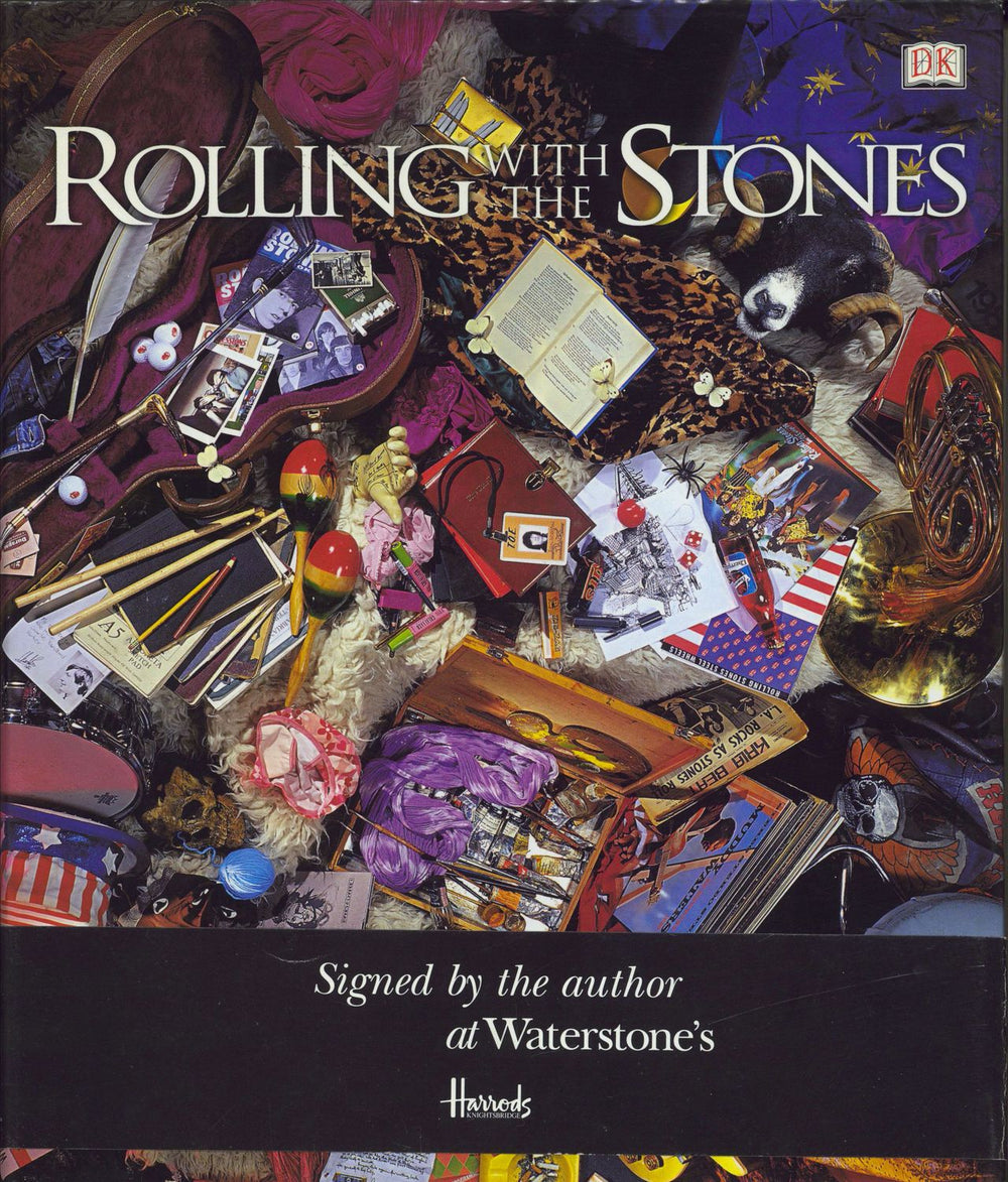 The Rolling Stones Rolling With The Stones - Autographed UK book 0-7513-4646-2