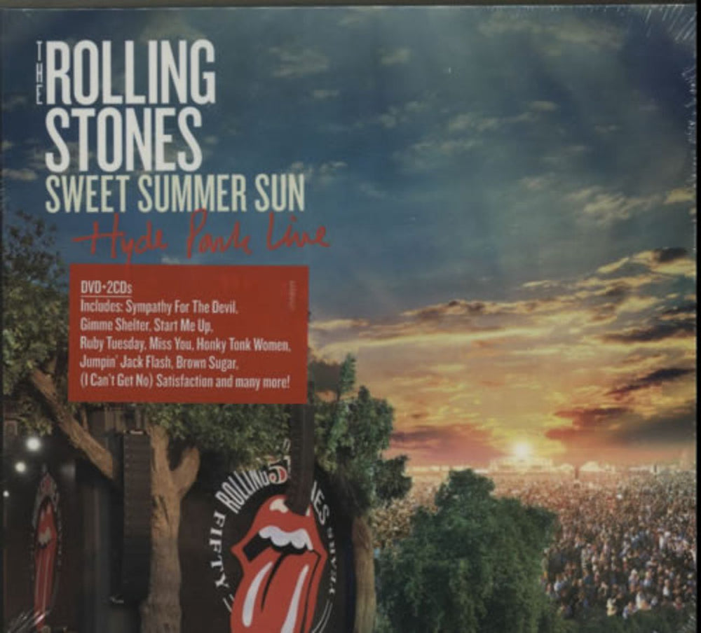 The Rolling Stones Sweet Summer Sun: Hyde Park Live - Sealed UK 3-disc CD/DVD Set EAGDV027