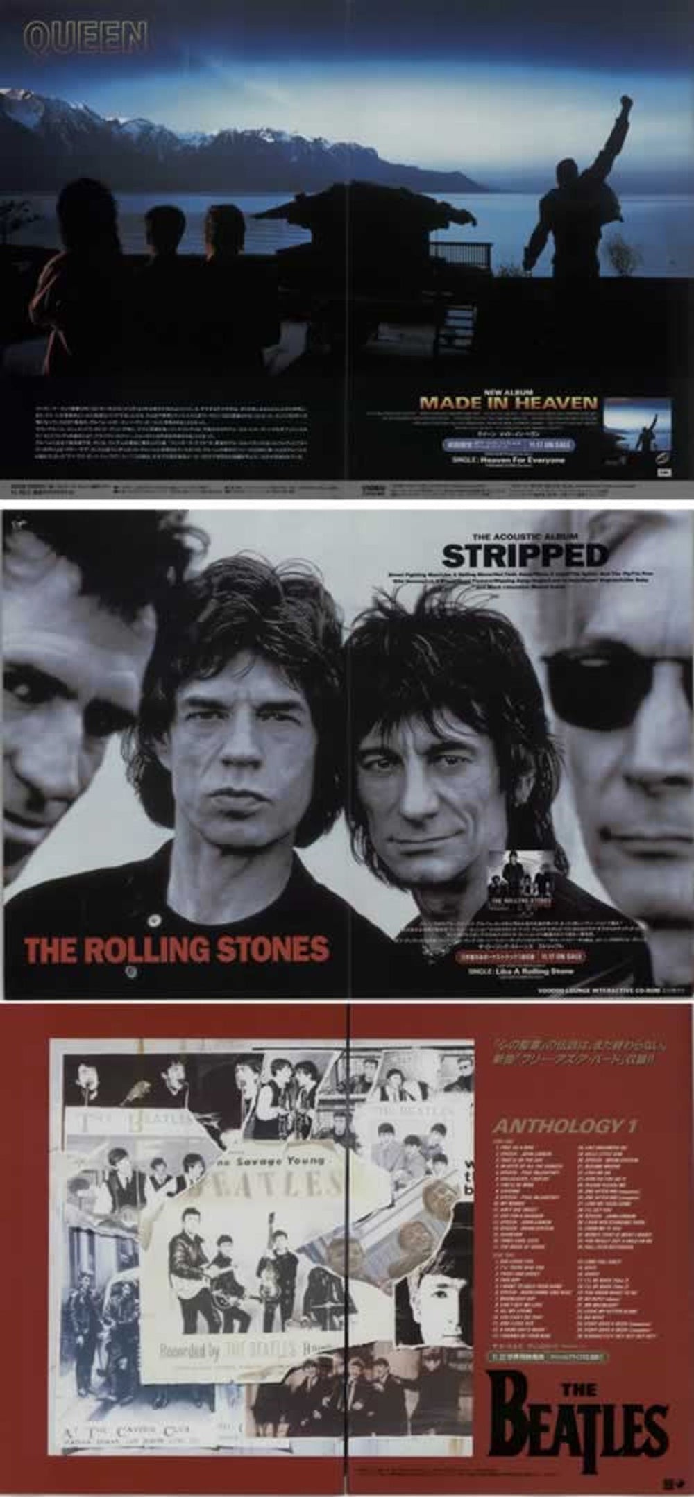 The Rolling Stones The Greatest 3 Japanese Promo handbill ROLHBTH637751