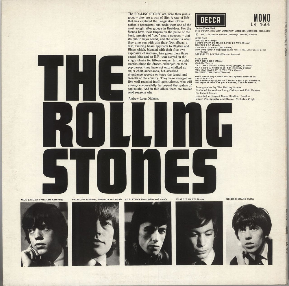 The Rolling Stones The Rolling Stones - 7th UK vinyl LP album (LP record)