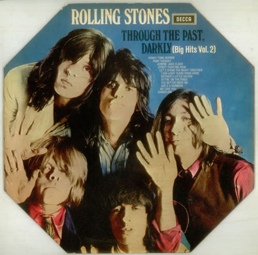 The Rolling Stones Through The Past Darkly - 1st - Oct (French) French vinyl LP album (LP record) SKL5019