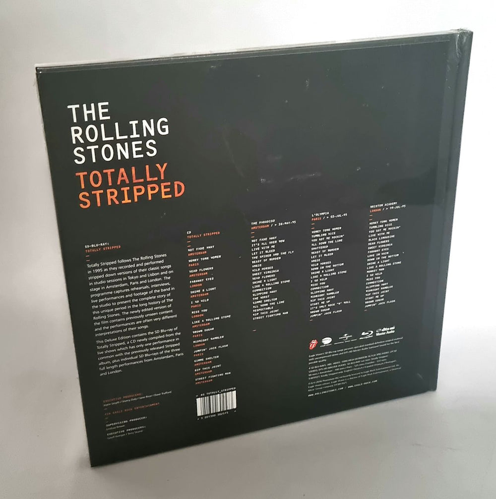 The Rolling Stones Totally Stripped - Deluxe Edition - 4-Blu-Ray/1-CD UK DVD ROLDDTO771426