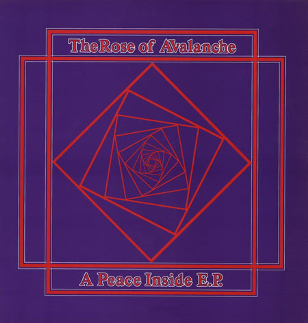 The Rose Of Avalanche A Peace Inside EP UK 12" vinyl single (12 inch record / Maxi-single) AVE4T